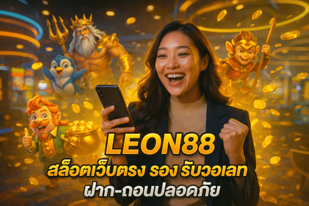LEON88 สล็อตเว็บตรง รองรับวอเลท ฝาก-ถอนปลอดภัย