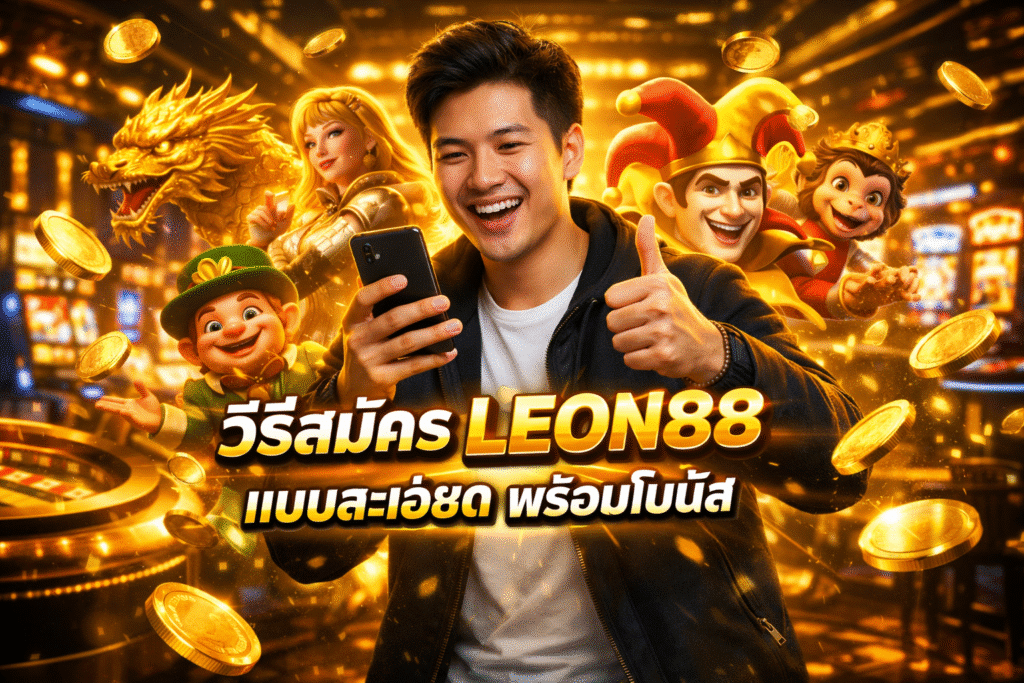 วิธีสมัคร LEON88 แบบละเอียด พร้อมโบนัส