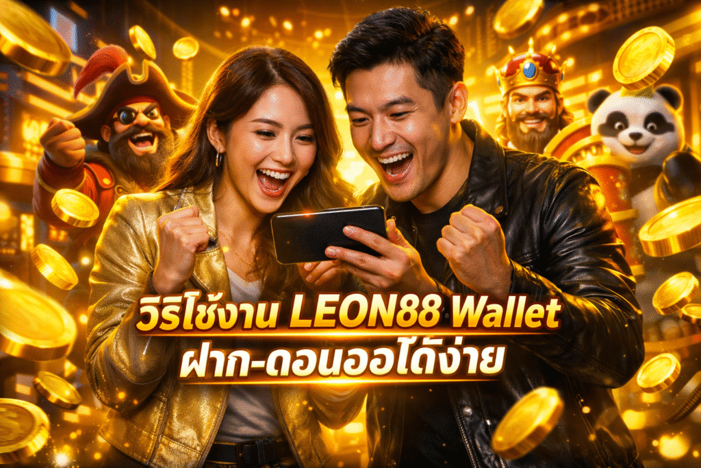 วิธีใช้งาน LEON88 Wallet ฝาก-ถอนออโต้ง่าย