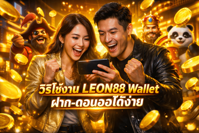 วิธีใช้งาน LEON88 Wallet ฝาก-ถอนออโต้ง่าย