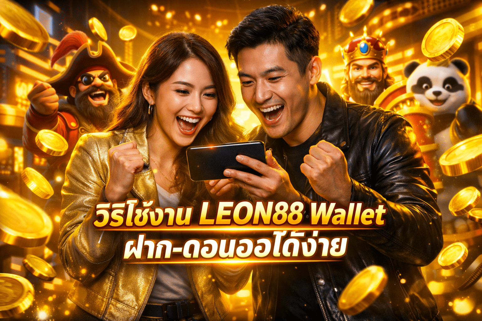 วิธีใช้งาน LEON88 Wallet ฝาก-ถอนออโต้ง่าย
