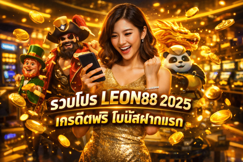 รวมโปร LEON88 2025 เครดิตฟรี โบนัสฝากแรก