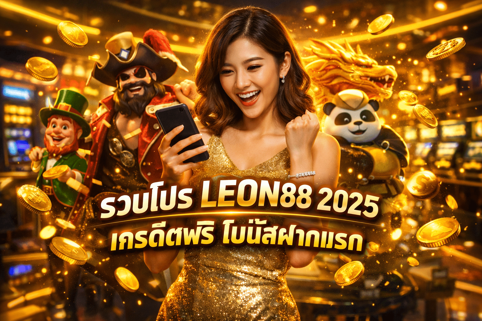 รวมโปร LEON88 2025 เครดิตฟรี โบนัสฝากแรก