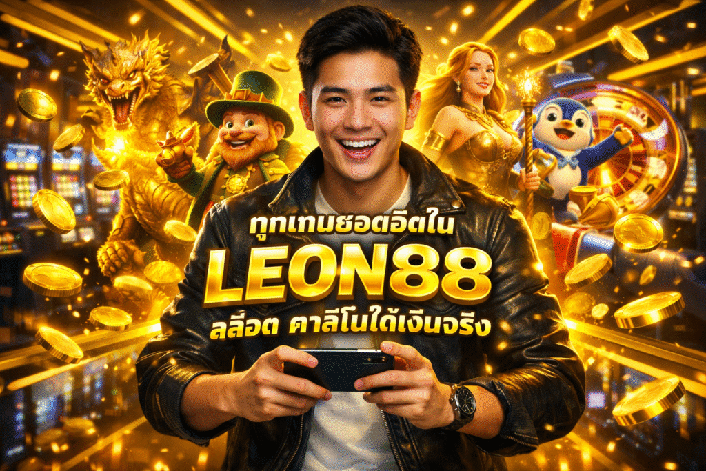 ทุกเกมยอดฮิตใน LEON88 สล็อต คาสิโนได้เงินจริง