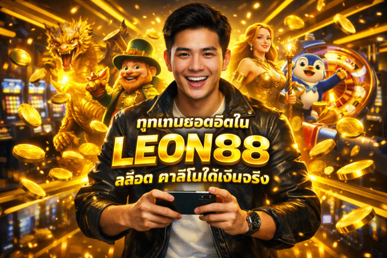 ทุกเกมยอดฮิตใน LEON88 สล็อต คาสิโนได้เงินจริง
